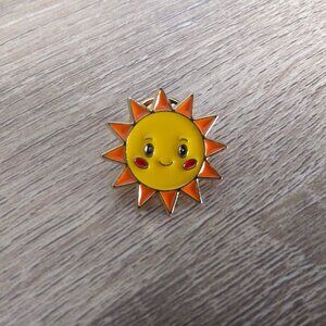 Bright Happy Sun Enamel Pin